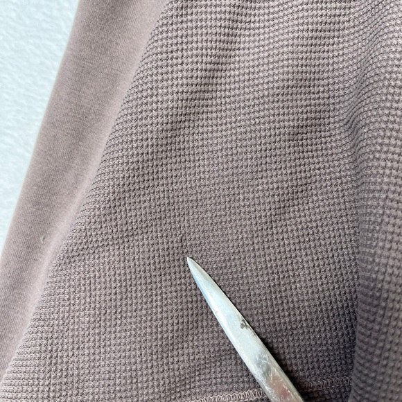 Adriano Goldschmied AG M/L Pima/Modal Brown Waffle Wrap Cardigan Lagenlook Layer - Picture 6 of 16